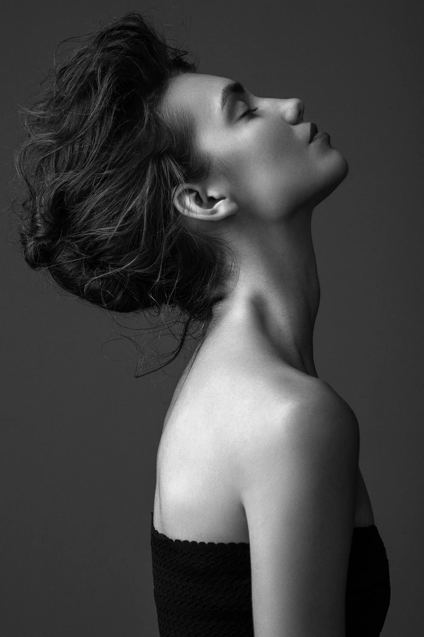 girl from side